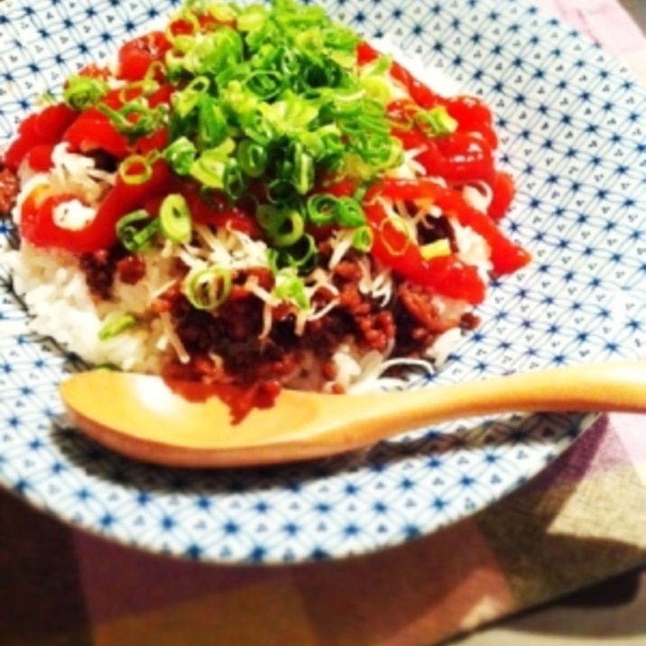 超簡単 夏休みランチに タコライス風そぼろ丼 レシピ 作り方 By Harumachi46 楽天レシピ 超簡単 夏休みランチに タコライス風そぼろ丼 レシピ 作り方 By Harumachi46 楽天レシピ